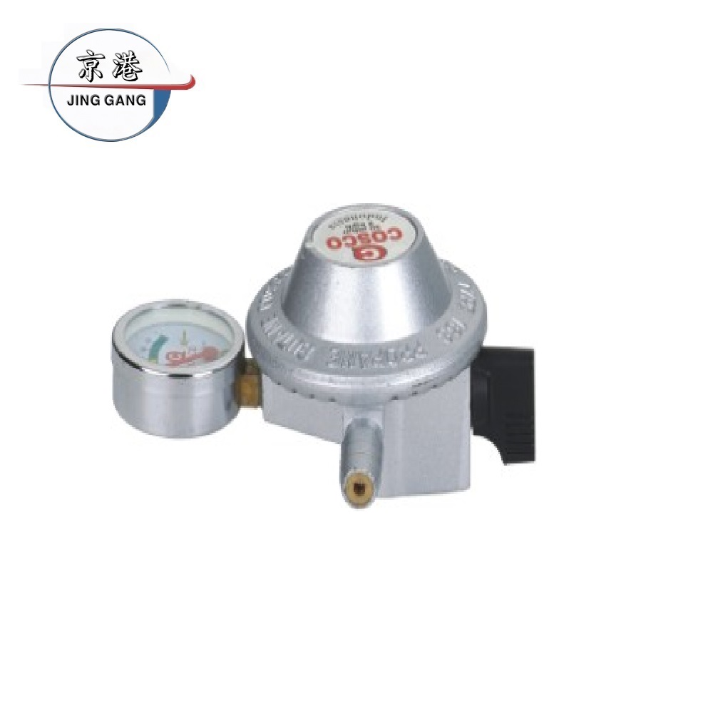 aluminium LPG gas regulator with meter