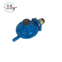 LPG gas regulator with aluminium alloy body and and aluminium wheel